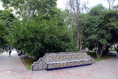 11-01 Plaza Espana Has Brightly Coloured Andalucian Tiles And Luxuriant Trees And Shrubs In Mendoza.jpg